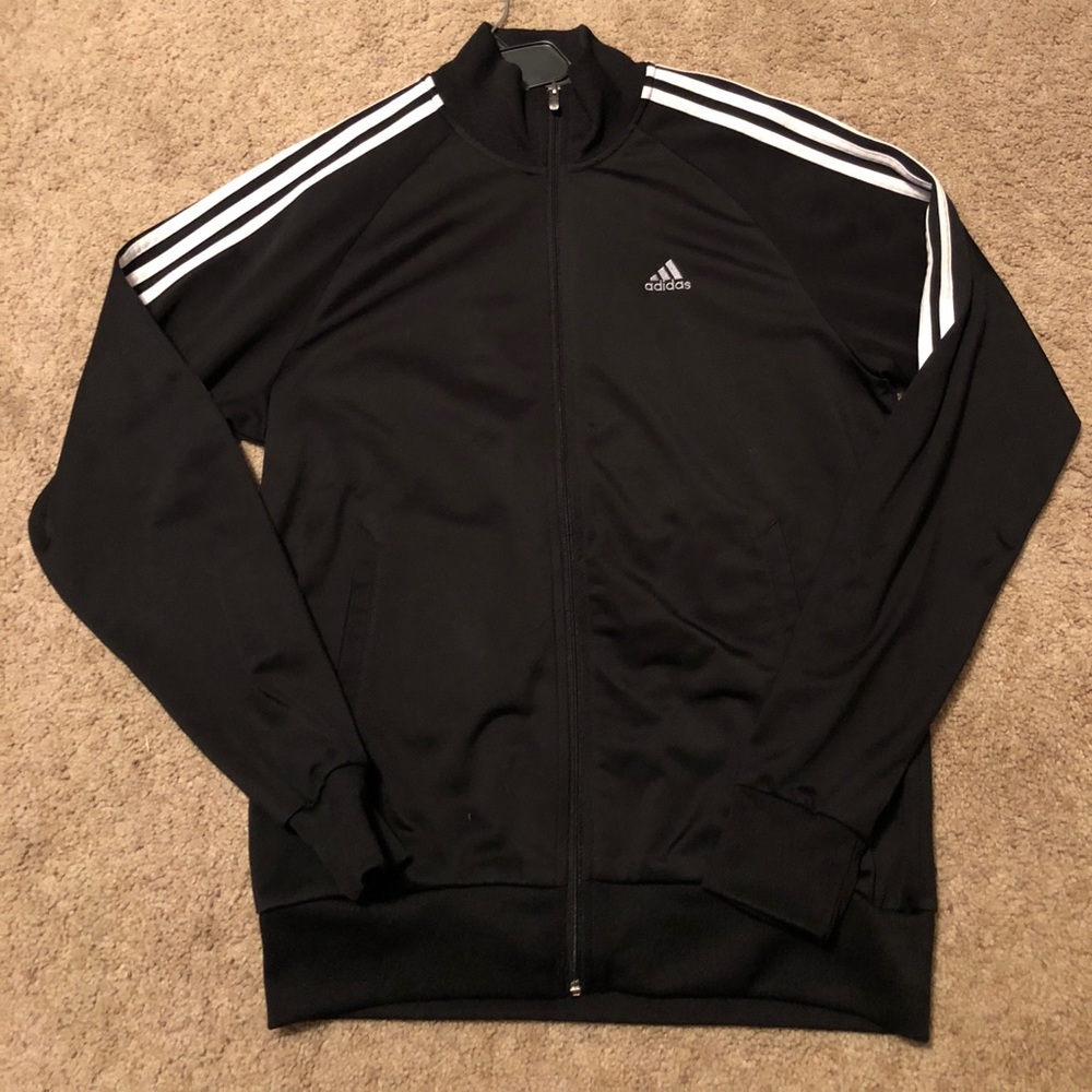 Black full zip Adidas jacket